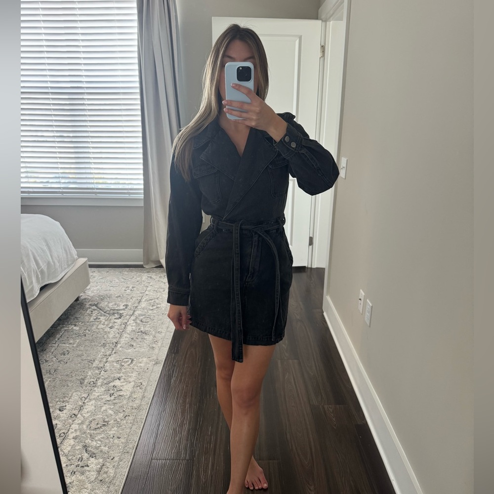 Black Denim Dress